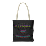 BLACK MAN RAINBOW TOTE BAG