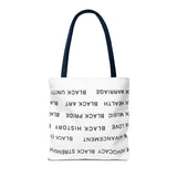 BLACK MAGIC - BLACK LETTERS TOTE BAG