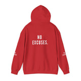 NO EXCUSE UNISEX HOODIE