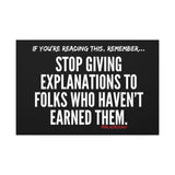 EXPLANATION CANVAS ART