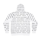 BLACK MAGIC - BLACK LETTERS AOP PULLOVER HOODIE