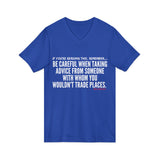 TRADING PLACES UNISEX V-NECK T-SHIRT