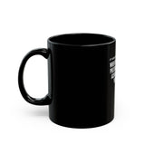 ABSENCE CERAMIC MUG - BLACK 11OZ