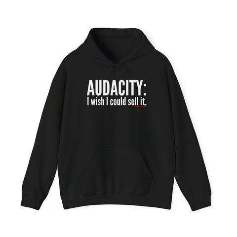 Audacity_white UNISEX HOODIE