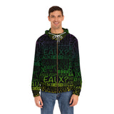 EAUX - MARDI GRAS AOP ZIP HOODIE