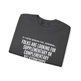 FIGURE OUT UNISEX SWEATSHIRT