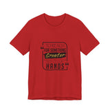 REACH FOR SOMETHING BLACK GOLD UNISEX SHORT SLEEVE T-SHIRTS