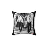 RESIST-WHITE THROW PILLOW