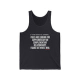 FIGURE OUT UNISEX TANK TOP