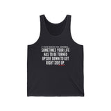 UPSIDE DOWN UNISEX TANK TOP