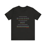 BLACK WOMAN RAINBOW UNISEX V-NECK T-SHIRT