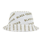 BLACK MAGIC - GOLD LETTERS AOP BUCKET HAT