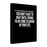 SPRING CLEANING CANVAS ART