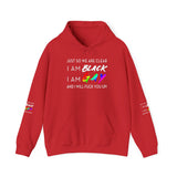 BLACK GAY FUP WHITE UNISEX HOODIE