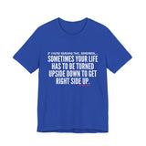 UPSIDE DOWN UNISEX SHORT SLEEVE T SHIRTS