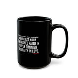 DIMINISHED FAITH CERAMIC MUG BLACK 110Z -150Z