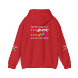 BLACK GAY FUP WHITE UNISEX HOODIE