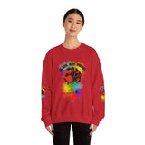 BLACK GAY PROUD FIST UNISEX SWEATSHIRTS