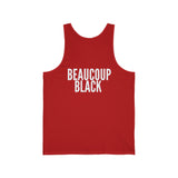 BEAUCOUP BLACK - WHITE UNISEX TANK TOP