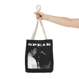 SPEAK - WHITE TOTE BAG