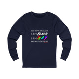 BLACK GAY FUP WHITE UNISEX LONG SLEEVE T-SHIRTS