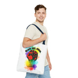 BLACK GAY PROUD FIST TOTE BAG