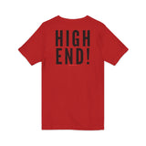 HIGH END BLACK UNISEX V-NECK T-SHIRTS