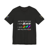 BLACK GAY FUP WHITE UNISEX SHORT SLEEVE T-SHIRTS