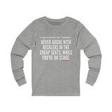 HECKLERS UNISEX LONGSLEEVE T-SHIRT