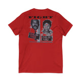 FIGHT - WHITE UNISEX V-NECK T-SHIRT