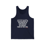 FIGURE OUT UNISEX TANK TOP