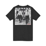 RESIST-WHITE UNISEX V-NECK T-SHIRT
