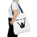 LOOK AT GAWD WHITE TOTE BAG