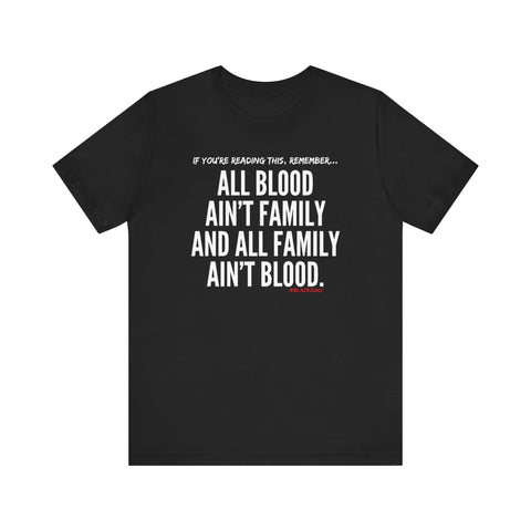 ALL BLOOD UNISEX SHORT SLEEVE T-SHIRT