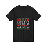 FRIENDLY REMINDER UNISEX V-NECK T-SHIRT