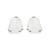 RESIST - WHITE LOW TOP SNEAKERS - WHITE SOLE