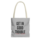 GET IN GOOD TROUBLE - BLACK TOTE BAG