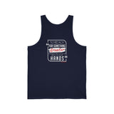 REACH FOR SOMETHING - WHITE RED UNISEX TANKTOP
