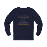 BLACK MAN RAINBOW UNISEX LONGSLEEVE T-SHIRTS