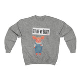 Piggy Back Crewneck Pullover Sweatshirt