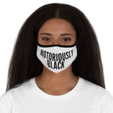 NOTORIOUSLY BLACK Face Mask