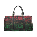 RAINBEAUX/RED/BLACK/GREEN ALLEAUXVER EAUX SMALL TRAVEL BAGS