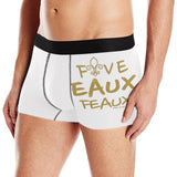 GOLD FIVE EAUX FEAUX MEN'S BOXER BRIEFS (ON THIGH)