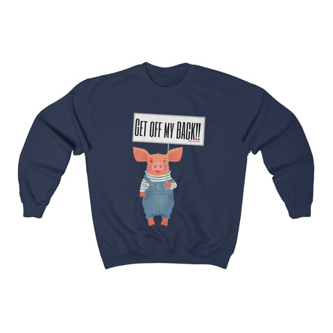 Piggy Back Crewneck Pullover Sweatshirt