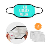 I AM A BLACK QUEEN FACE MASK