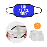 I AM A BLACK QUEEN FACE MASK