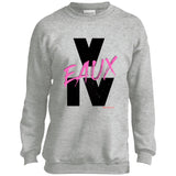 V EAUX IV (PNK) Youth Crewneck Sweatshirt