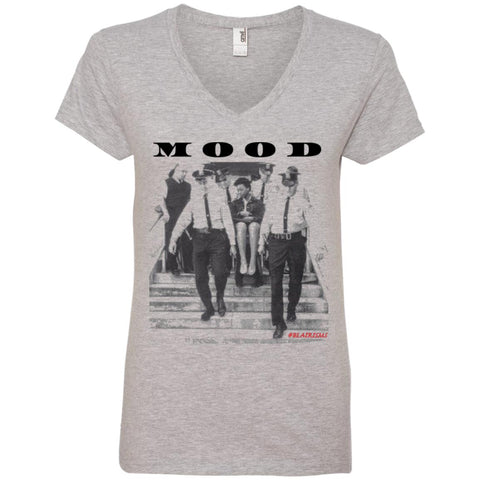 MOOD: DORIS CASTLE Women's V-Neck T-Shirt