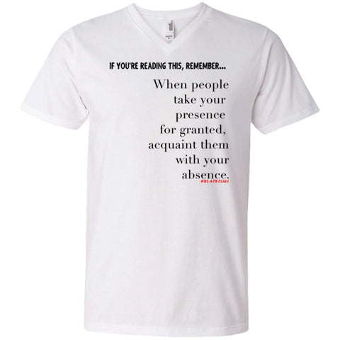 Acquaint Them With Your Absence Men's V-Neck
