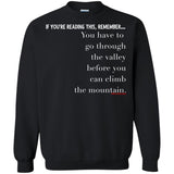 FOR A MOUNTAIN Crewneck Pullover Sweatshirt